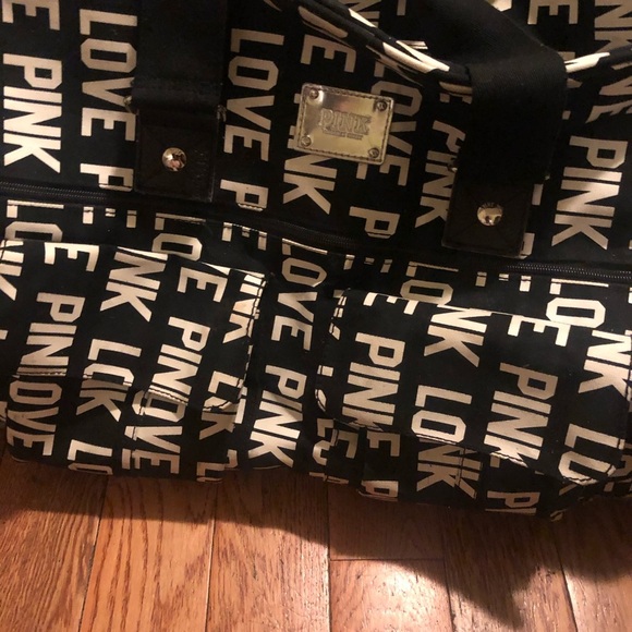 Love Pink Rolling Duffle - Picture 2 of 10